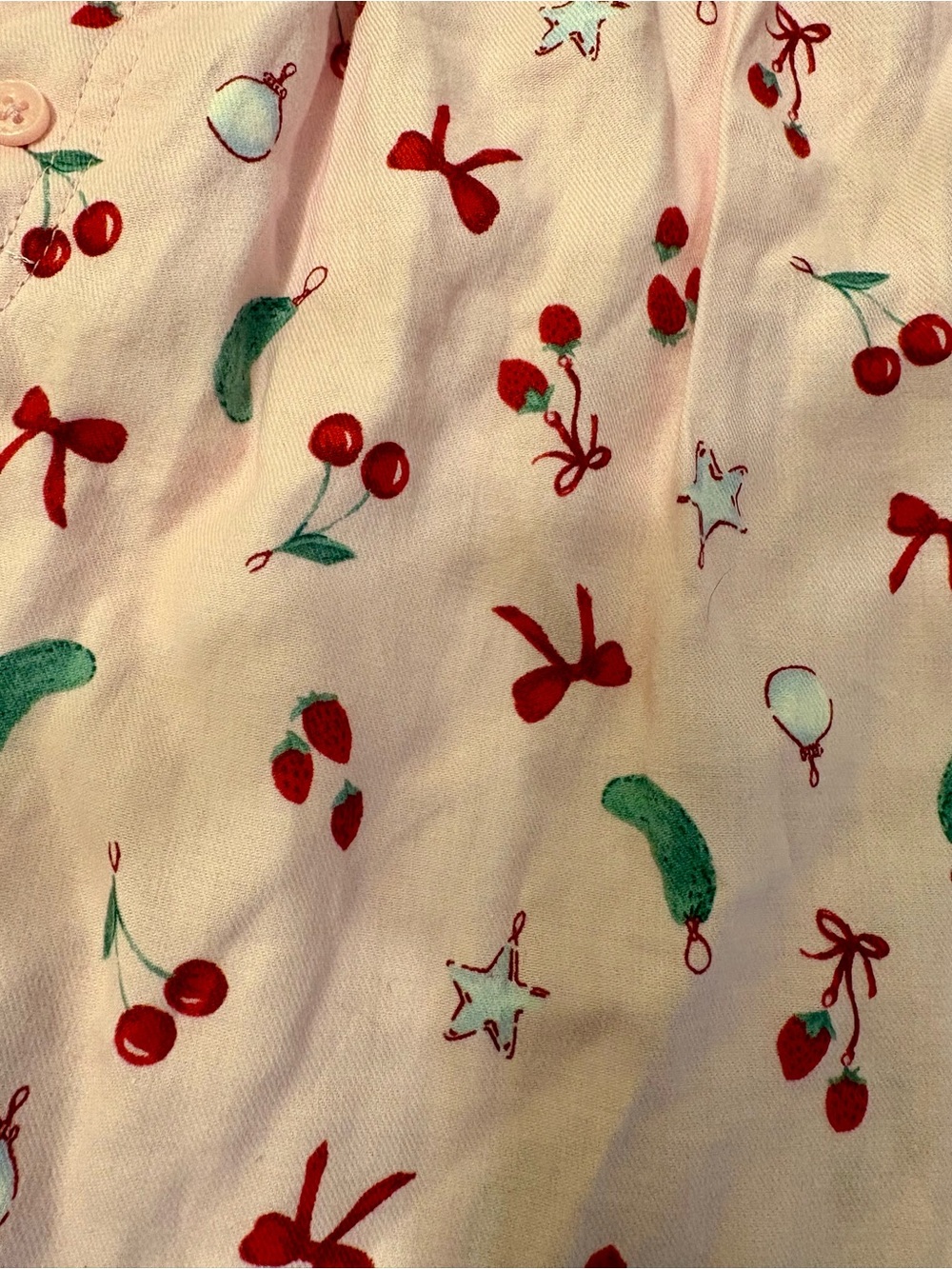 wild fable Pink Cherry & Bow Pajama Shorts - Picture 2 of 5